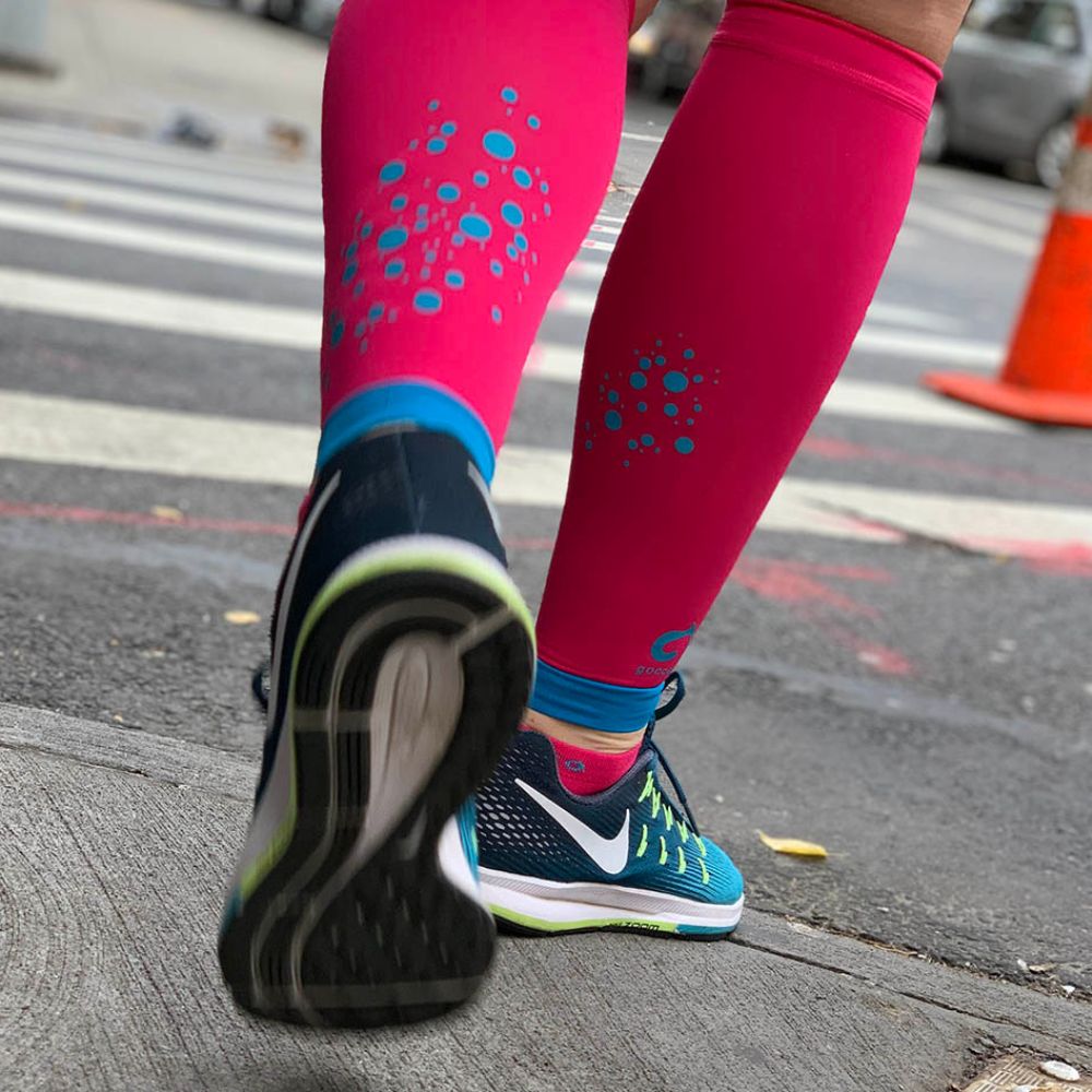 Compression Calf Sleeves Superior Cerise Gococo