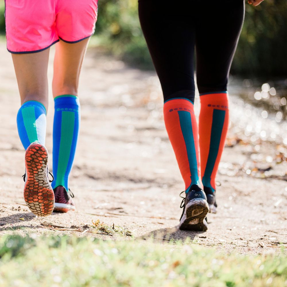 Compression Superior Red Orange/Petroleum Gococo