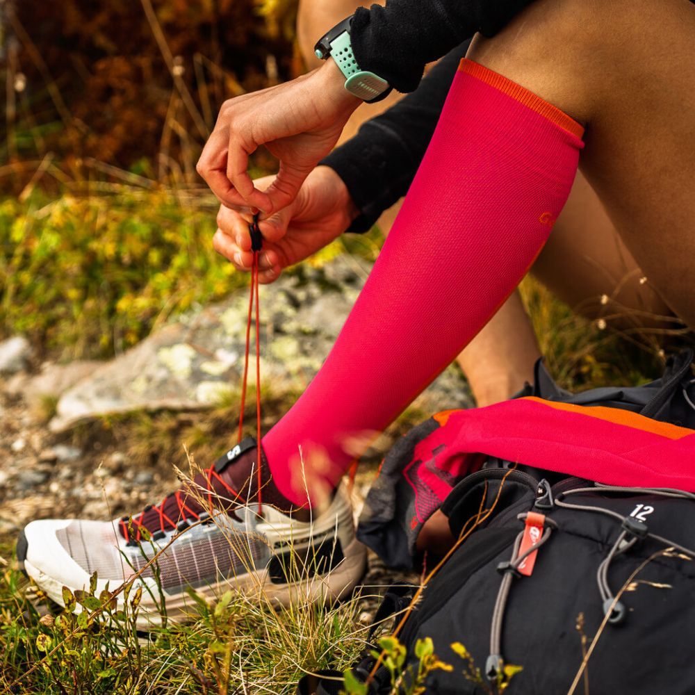 Compression Superior Cerise/Orange