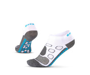 låga vita strumpor med detaljer