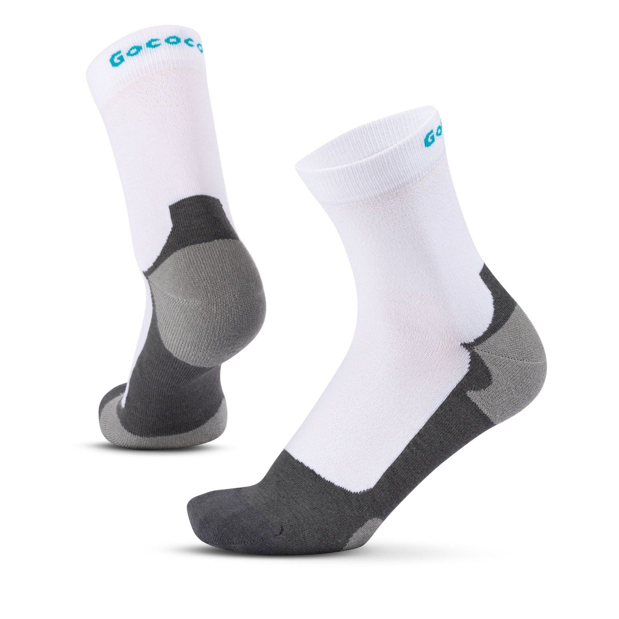 Vit löparstrumpa Gococo