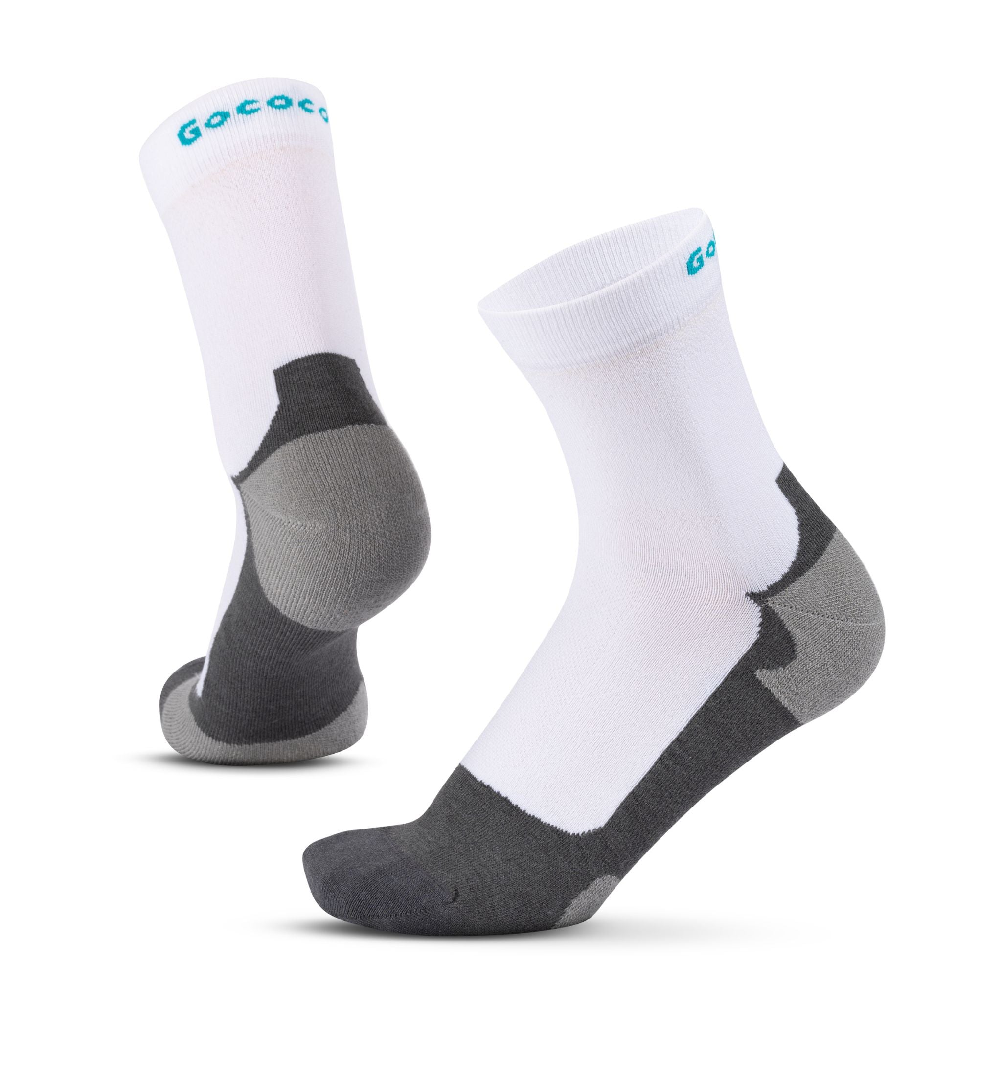 Vit löparstrumpa Gococo