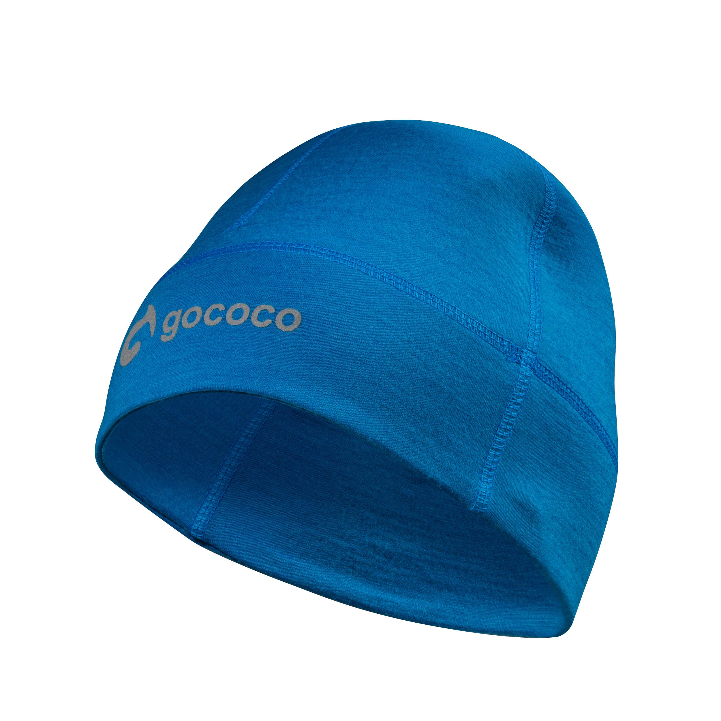 Thin Running Cap Merino Wool Blue