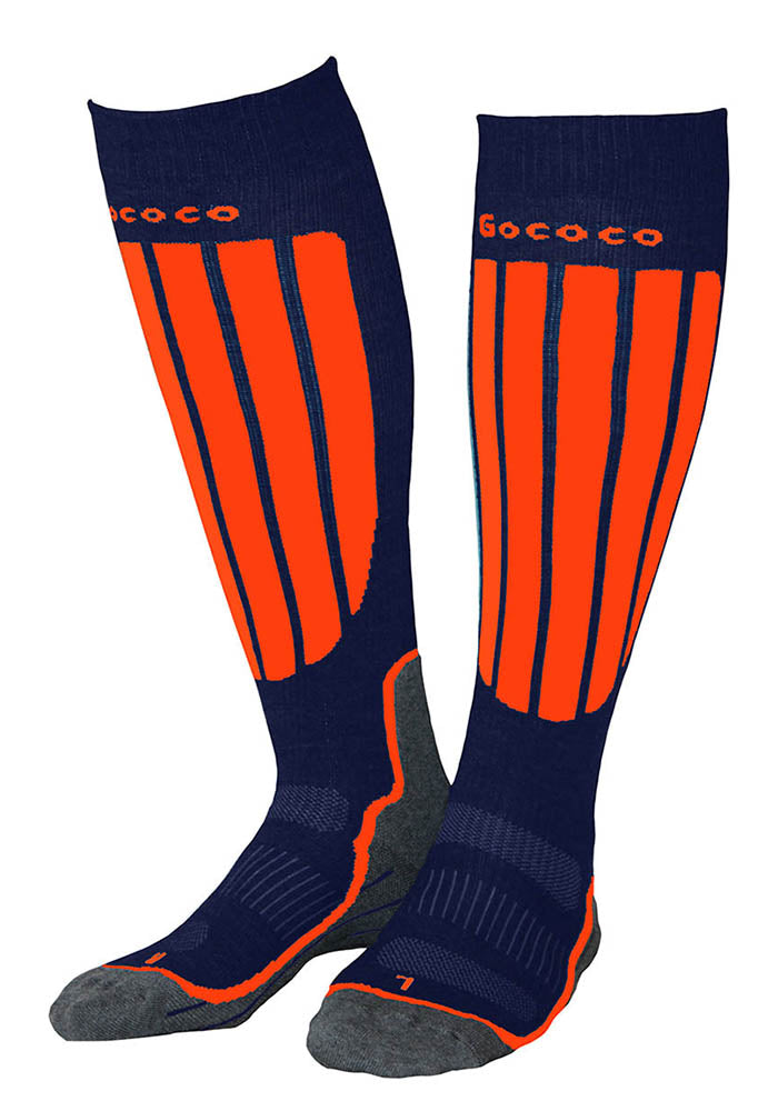 Compression Skiing Orange/Navy